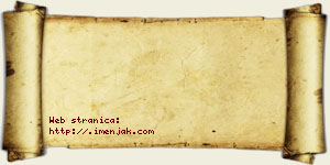 Danica Bjeletić vizit kartica